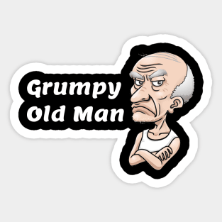 Grumpy Old Man Sticker